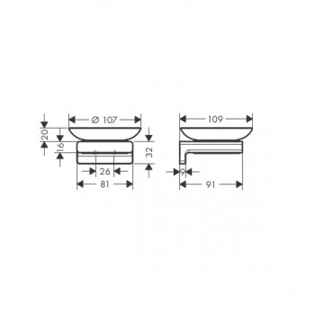 Hansgrohe Addstoris 41746670 Мыльница