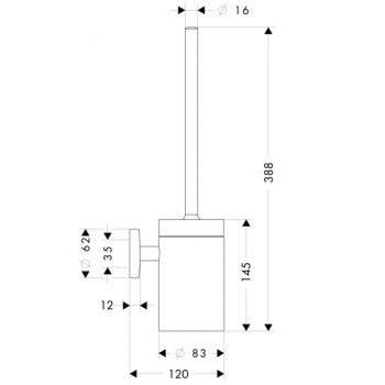Hansgrohe Logis 40522000 Ершик