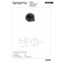 Гачок Bemeta Dark 104106020