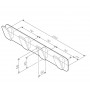 Планка с крючками Am Pm Inspire A50A35900
