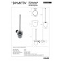 Щетка для унитаза Bemeta Dark 104113010