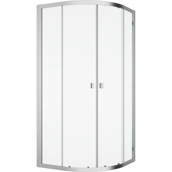 Ronal D20SR551004007 Arelia Душевая кабина 1/4 круга, 1000х1000мм, стекло прозрачное, проф.серебряный полир.