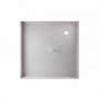 Набор Lidz душевая кабина Wawel SC80x80.SAT.LOW.GR, стекло тонированное 4 мм + поддон Mazur