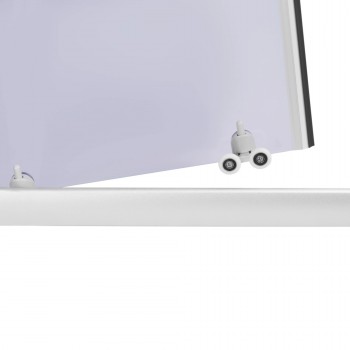 Душевая кабина Lidz Wawel SC80x80.SAT.LOW.GR, стекло тон. 4 мм + Lidz Душевой поддон KAPIELKA ST80x80х14
