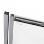 Душові двері в нішу Qtap Taurus CRM201-11.C6 110-120x200 см, скло Clear 6 мм, покриття CalcLess