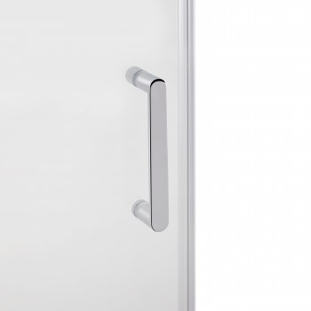 Душові двері в нішу Qtap Taurus CRM201-11.C6 110-120x200 см, скло Clear 6 мм, покриття CalcLess