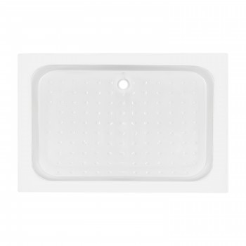 Душевой поддон KAPIELKA ST120x80х14 низкий, прямоугольный, диаметр слива 52 мм Lidz