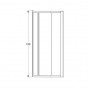 Душова кабіна Geberit Geo 560.121.00.2 90х90 см.