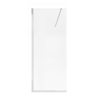 Душевая перегородка Qtap Walk-In Standard CRM209.C8 90х200 см, стекло Clear 8 мм, покрытие CalcLess