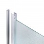 Душевая кабина Lidz Latwa SC80x80.SAT.HIGH.FR, стекло Frost 4 мм без поддона