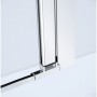 Дверь душевой кабины Cersanit MODUO 80х195 распашная правосторонняя, прозрачное стекло, профиль хром