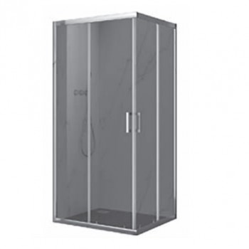 Душевая кабина Primera Prime PRI2122WG (100х100 см.) раздвижная