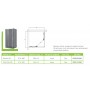 Душевая кабина Primera Prime PRI2122WG (100х100 см.) раздвижная