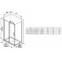 Душевая стенка Ravak Blix Slim X9BM70C00Z1 BLSPS-90 Transparent