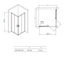 Primera Prime PRI2122C Душевая кабина (100x100 см.)