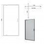 Devit FEN3440B ART Двери в нишу 1000