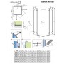 Душова кабіна Radaway Essenza Pro Black 10096090-54-01R 90 см. R (половина)