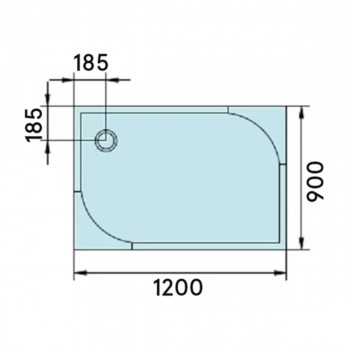 Ronal WAA9012004 Tracy поддон 900х1200
