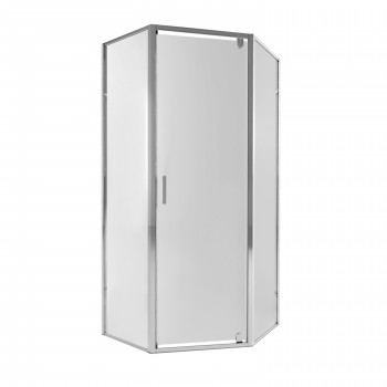 Душевая кабина Qtap Leo CRM10995-AC6 90х90 см, стекло Clear, CalcLess, 6 мм без поддона