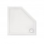 Душовий піддон Qtap Diamond 301112 100x100x12 см + сифон
