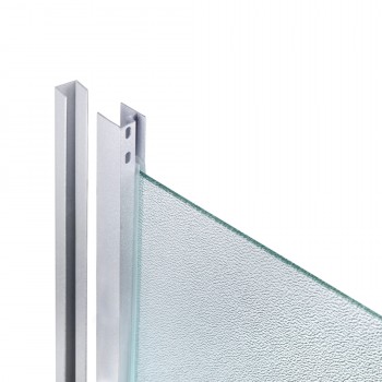 Душова кабіна Lidz Latwa SC90x90.SAT.HIGH.FR, скло Frost 4 мм без піддона