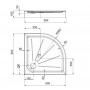 Primera Frame FTQ2090 Душевой поддон (90x90 см.)