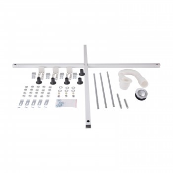 Lidz Latwa SC90x90.SAT.HIGH.GR Душевая кабина полукруглая, стекло тон 4 мм + Lidz Душевой поддон KAPIELKA ST90x90x41, с панелью