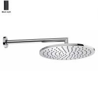Верхний душ BOSSINI Cosmo D280 мм с держателем, черный матовый (H70596I00073009)