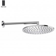 Верхній душ BOSSINI Cosmo D280 мм з тримачем, чорний матовий (H70596I00073009)
