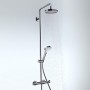 Душова система Hansgrohe Croma Select S 180 2jet Showerpipe з термостатом, хром/білий (27253400)
