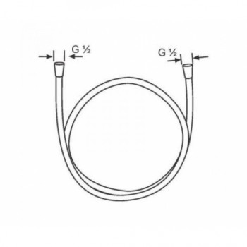 Душовий шланг Kludi Sirenaflex 6100705-00 2000 мм.