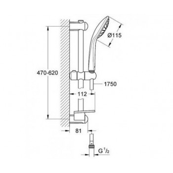 Душевый набор Grohe Euphoria 27266001