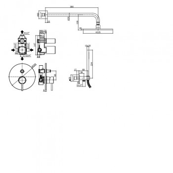 Paffoni Light KITLIG015NO Душова система