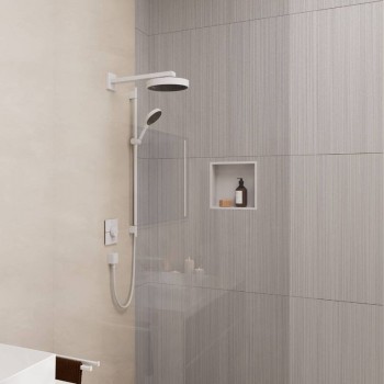 Душовий набір Hansgrohe Rainfinity 130 3Jet Puro S 90 см, Matt White (28743700)