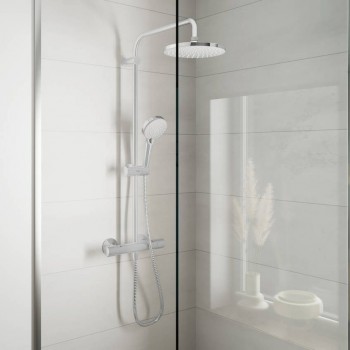 Душова система Hansgrohe Vernis Blend Showerpipe 200 1jet з термостатом, хром (26276000)