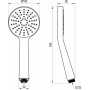 Лейка для ручного душа Ravak Flat X07P343