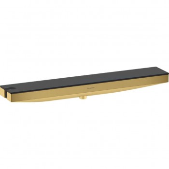 Шлангове підключення Hansgrohe Porter 500 Rainfinity з поличкою L, Polished Gold Optic (26843990)