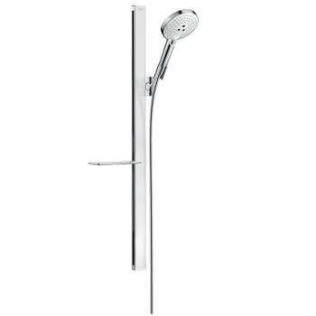 Душовий набір Hansgrohe Raindance Select 120/90 см 3Jet EcoSmart 9л/хв, White/Chrome (27649400)