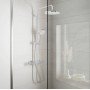 Душова система Hansgrohe Vernis Blend Showerpipe 200 1jet з термостатом, чорний матовий (26276670)