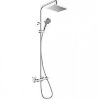 Душевая система Hansgrohe Vernis Shape Showerpipe 230 1jet Green с термостатом, Chrome (26319000)