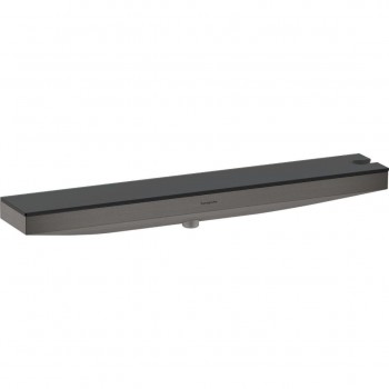 Шлангове підключення Hansgrohe Porter 500 Rainfinity з поличкою R, Brushed Black Chrome (26858340)