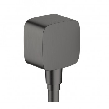 Шлангове під'єднання Hansgrohe FixFit E зі зворотним клапаном, Brushed Black Chrome (26457340)