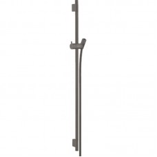 Душова штанга Hansgrohe Unica S Pura 90 см зі шлангом 160 см, чорний матовий хром (28631340)