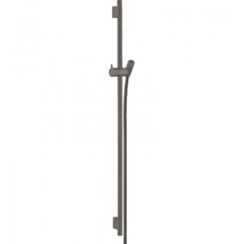 Душова штанга Hansgrohe Unica S Pura 90 см зі шлангом 160 см, чорний матовий хром (28631340)