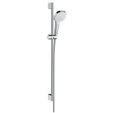 Душовий набір Hansgrohe Croma Select E 1jet 90 см EcoSmart, хромований/білий (26595400)