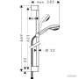 Душевой набор Hansgrohe Crometta 85 Vario 27763000