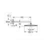 Grohe Rainshower 26563000 Верхний душ 310 S с кроншетйном 422 мм.