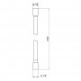 Шланг для ручного душу Qtap Hadice 1200 мм QTHADPVC120B Black Matt