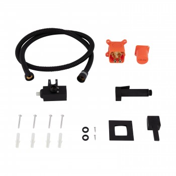Набор для гигиенического душа Qtap Inspai-Varius прямоугольный QT259710842859NB Black Matt