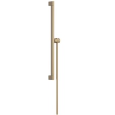 Душова штанга Hansgrohe Unica E Puro 65 см зі шлангом 160 см, Brushed Bronze (24404140)